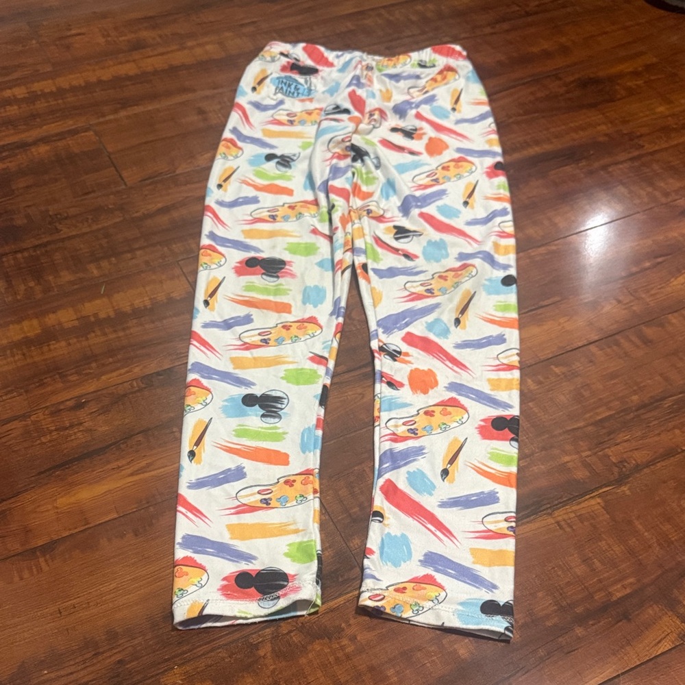 Disney Ink & Paint Colorful Brushstroke Pants